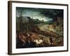 The Return of the Herd, 1565-Pieter Bruegel the Elder-Framed Giclee Print