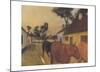 The Return of the Herd-Edgar Degas-Mounted Art Print