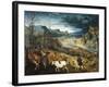 The Return of the Herd-Pieter Bruegel the Elder-Framed Art Print