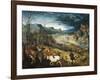 The Return of the Herd-Pieter Bruegel the Elder-Framed Art Print