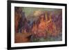 The Return of the Heroes Slain in the Battle of Eighteen Days-Warwick Goble-Framed Giclee Print