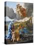 The Return of the Holy Family from Egypt-Nicolas Poussin-Stretched Canvas