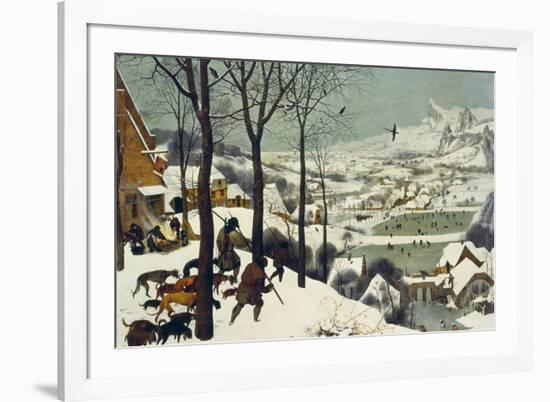 The Return of the Hunters-Pieter Bruegel the Elder-Framed Giclee Print