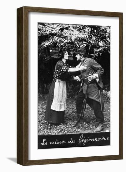 The Return of the Legionnaire, C1900-null-Framed Giclee Print