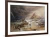 The Return of the Life Boat with St. Michael's Mount in the Distance, C.1874-Myles Birket Foster-Framed Giclee Print