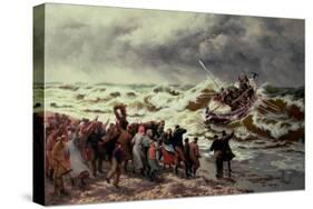 The Return of the Lifeboat-Thomas Rose Miles-Stretched Canvas