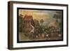 The Return of the Market (Oil on Copper)-Jan the Elder Brueghel-Framed Giclee Print