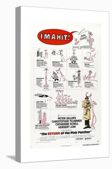 The Return of the Pink Panther, US poster, Peter Sellers, 1975-null-Stretched Canvas