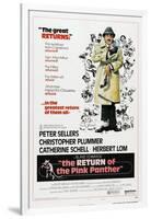 The Return of the Pink Panther, US poster, Peter Sellers, 1975-null-Framed Art Print