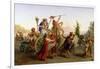 The Return of the Procession of the Madonna of the Arc, Near Naples, 1827-Louis Leopold Robert-Framed Giclee Print