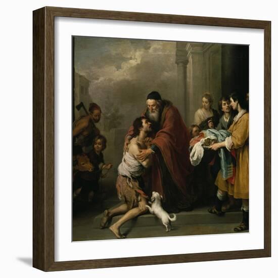 The Return of the Prodigal Son, 1667/70-Bartolomé Estéban Murillo-Framed Giclee Print