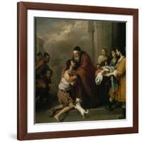 The Return of the Prodigal Son, 1667/70-Bartolomé Estéban Murillo-Framed Giclee Print