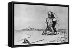 The Return of the Prodigal Son, 1925-Jean Louis Forain-Framed Stretched Canvas