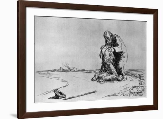 The Return of the Prodigal Son, 1925-Jean Louis Forain-Framed Giclee Print