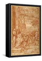 The Return of the Prodigal Son, after Annibale Carracci-Annibale Carracci-Framed Stretched Canvas