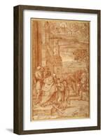 The Return of the Prodigal Son, after Annibale Carracci-Annibale Carracci-Framed Giclee Print