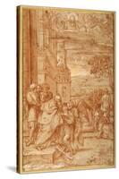 The Return of the Prodigal Son, after Annibale Carracci-Annibale Carracci-Stretched Canvas