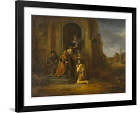 The Return of the Prodigal Son, c.1640-1642-Govaert Flinck-Framed Giclee Print