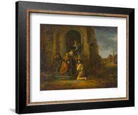 The Return of the Prodigal Son, c.1640-1642-Govaert Flinck-Framed Giclee Print