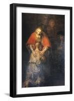 The Return of the Prodigal Son, C1665-C1669-Rembrandt van Rijn-Framed Giclee Print