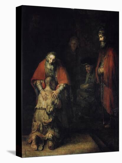 The Return of the Prodigal Son, C1668-Rembrandt van Rijn-Stretched Canvas