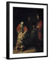 The Return of the Prodigal Son, C1668-Rembrandt van Rijn-Framed Premium Giclee Print