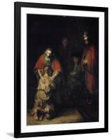 The Return of the Prodigal Son, C1668-Rembrandt van Rijn-Framed Giclee Print