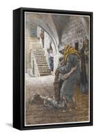 The Return of the Prodigal Son, Illustration for 'The Life of Christ', C.1886-96-James Tissot-Framed Stretched Canvas