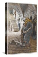 The Return of the Prodigal Son, Illustration for 'The Life of Christ', C.1886-96-James Tissot-Stretched Canvas