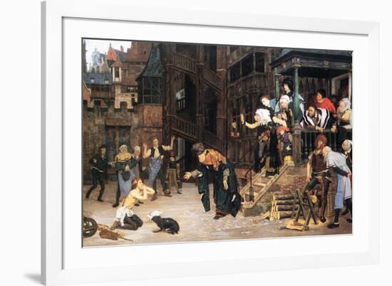 The Return of The Prodigal Son-James Tissot-Framed Art Print