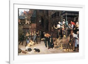 The Return of The Prodigal Son-James Tissot-Framed Art Print