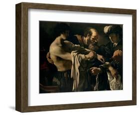 The Return of the Prodigal Son-Guercino (Giovanni Francesco Barbieri)-Framed Giclee Print