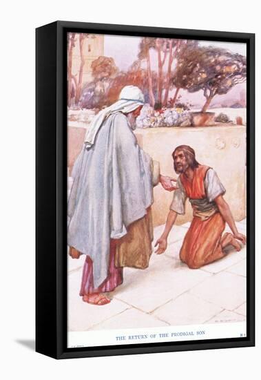 The Return of the Prodigal Son-Arthur A. Dixon-Framed Stretched Canvas
