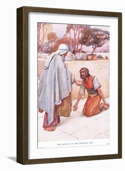 The Return of the Prodigal Son-Arthur A. Dixon-Framed Giclee Print