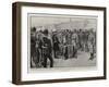 The Return of the Q Battery Rha, Lord Roberts Presenting a Silver Statuette to the Officers-Frank Dadd-Framed Giclee Print
