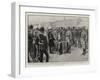 The Return of the Q Battery Rha, Lord Roberts Presenting a Silver Statuette to the Officers-Frank Dadd-Framed Giclee Print