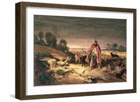 The Return of the Shepherd-Gabriel-alexandre Descamps-Framed Giclee Print