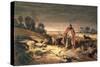 The Return of the Shepherd-Gabriel-alexandre Descamps-Stretched Canvas
