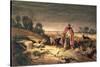 The Return of the Shepherd-Gabriel-alexandre Descamps-Stretched Canvas