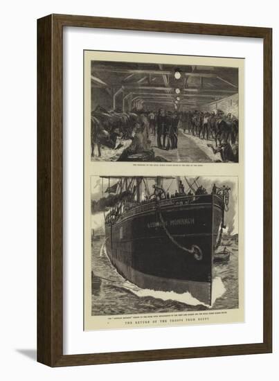 The Return of the Troops from Egypt-William Lionel Wyllie-Framed Giclee Print