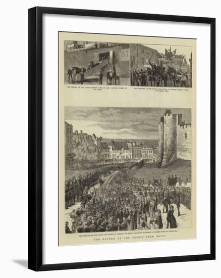 The Return of the Troops from Egypt-null-Framed Giclee Print