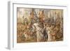 The Return of the Victors, 1872-Sir John Gilbert-Framed Giclee Print