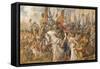 The Return of the Victors, 1872-Sir John Gilbert-Framed Stretched Canvas