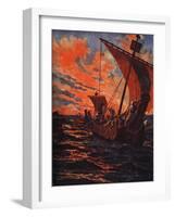 The Return of the Vikings-John Harris Valda-Framed Giclee Print