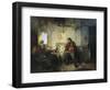 The Return of the Wounded Soldier, 1854-Gerolamo Induno-Framed Giclee Print