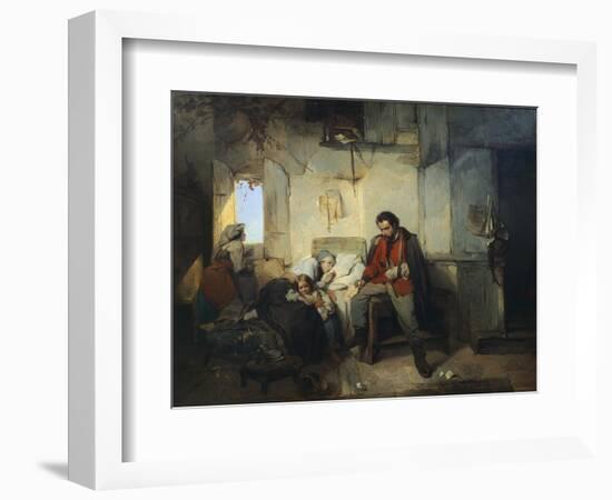 The Return of the Wounded Soldier, 1854-Gerolamo Induno-Framed Giclee Print