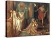 The Return of Tibullus to Delia, 1868-Dante Gabriel Rossetti-Stretched Canvas