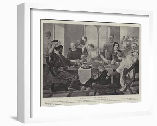 The Return of Torello-James Clarke Hook-Framed Giclee Print