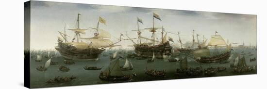 The Return to Amsterdam of the Second Expedition to the East Indies, 19 July 1599-Hendrick Cornelisz. Vroom-Stretched Canvas