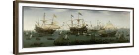 The Return to Amsterdam of the Second Expedition to the East Indies, 19 July 1599-Hendrick Cornelisz. Vroom-Framed Giclee Print